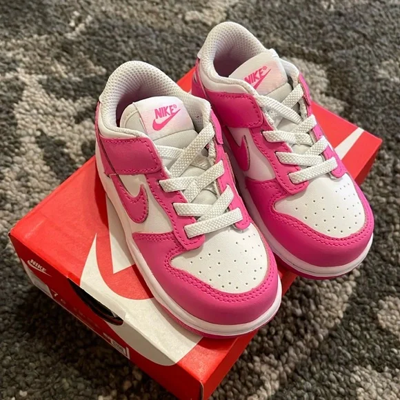 Nike Dunk Low Pink 7c - Picture 1 of 9